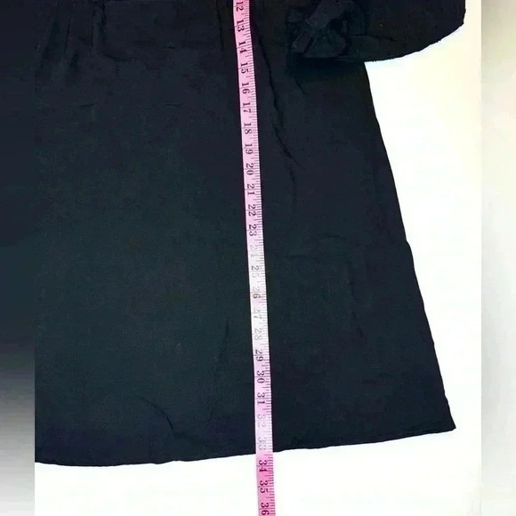 Zara Women’s Black Long Sleeve Dress High Neck Size- Small - Picture 5 of 10